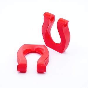 The cherry color option of the Slip Grip for Beyblade X from Momo's Models.