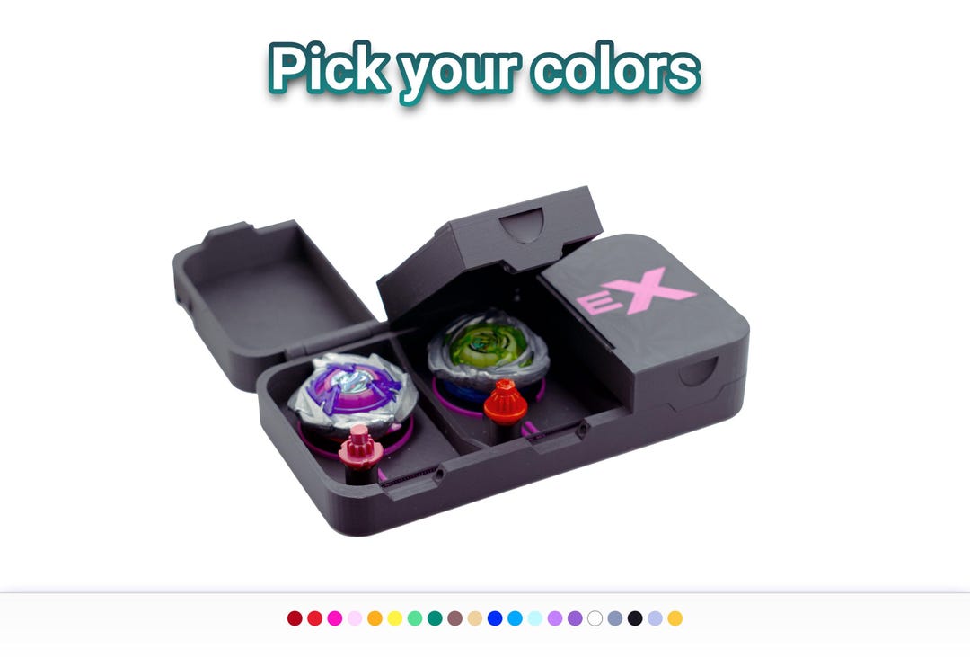 Pocket Clam Shell Deck Box for Beyblade X - the Smallest and Easiest ...