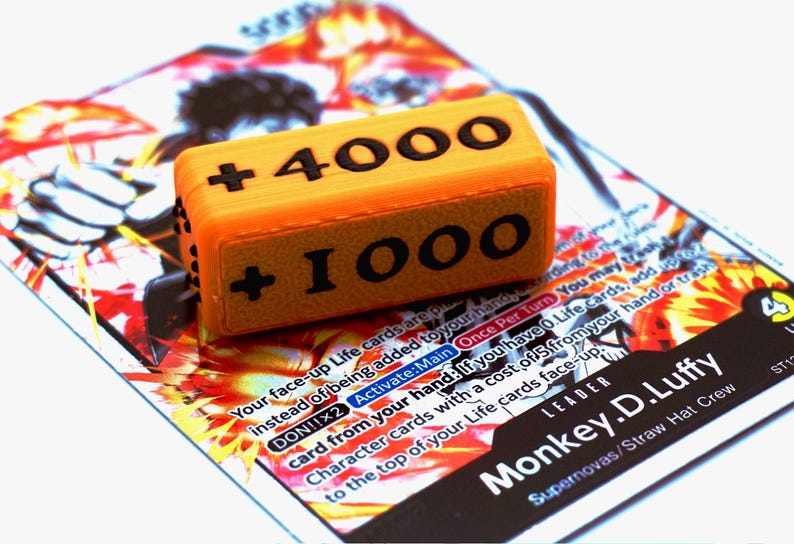 Attack Increase/Decrease Markers (Set of 6) - Used for One Piece, Yugioh, Dragonball, Gundam, Digimon, Union Arena, table top games and more image 6