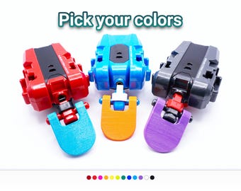 Onglets BeyBlade X Slip Grip (lot de 2) - Facilitez le déchirement de vos beys sur des lanceurs à cordes avec une poignée personnalisée qui s'écrase et glisse facilement