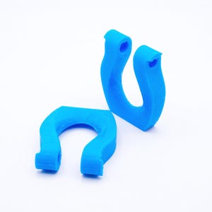 The sky blue color option of the Slip Grip for Beyblade X from Momo's Models.