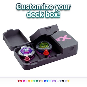 Caja de almacenamiento compacta tipo concha para Beyblade X: una solución pequeña y práctica para llevar tus Beyblades al próximo torneo.