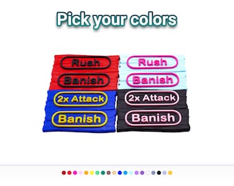 One Piece Ability Markers (Set of 4) - Designed for One Piece but also great for Dragonball, Digimon, Union Arena, Gundam, and more games.