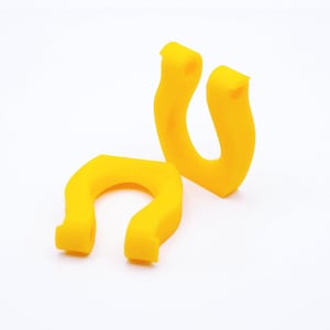The yellow color option of the Slip Grip for Beyblade X from Momo's Models.