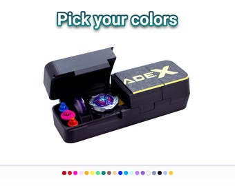 Slam Shell EX Deck Box for Beyblade X - The complete storage solution to carry your BeyBlades, Ripcord, and Launcher at your next tournament