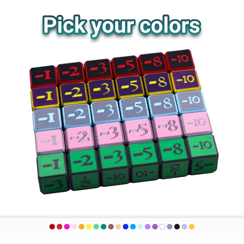 Fancy Riftbound Dice Riftbound Dice Set - Etsy
