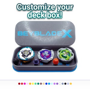 Pocket Deck Box  for Beyblade X - The smallest and easiest deck box solution to carry your Beyblades to the next tournament