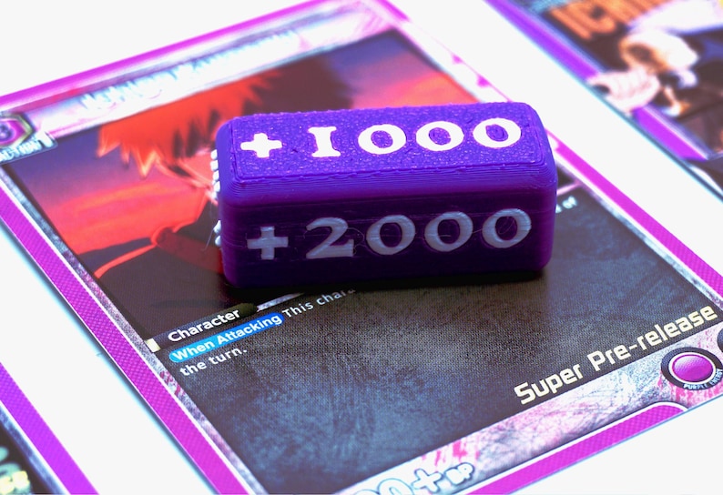 Attack Increase/Decrease Markers (Set of 6) - Used for One Piece, Yugioh, Dragonball, Gundam, Digimon, Union Arena, table top games and more image 5