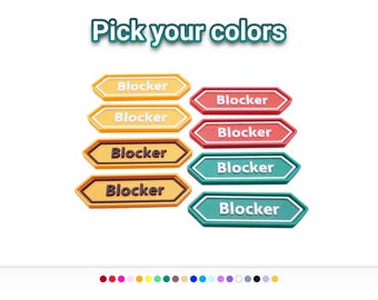 Blocker Markers (Set of 2) - Perfect for One Piece, Union Arena, Dragonball Fusion, Digimon, Gundam, MTG and other trading card games
