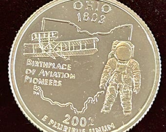 2002-S  Washington Quarter Ohio Proof 90% Silver