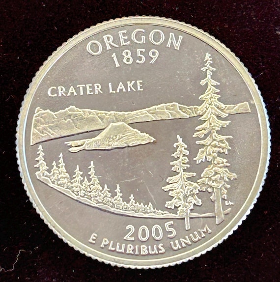 2005-S ワシントン クォーター オレガン プルーフ 90% シルバー - Etsy