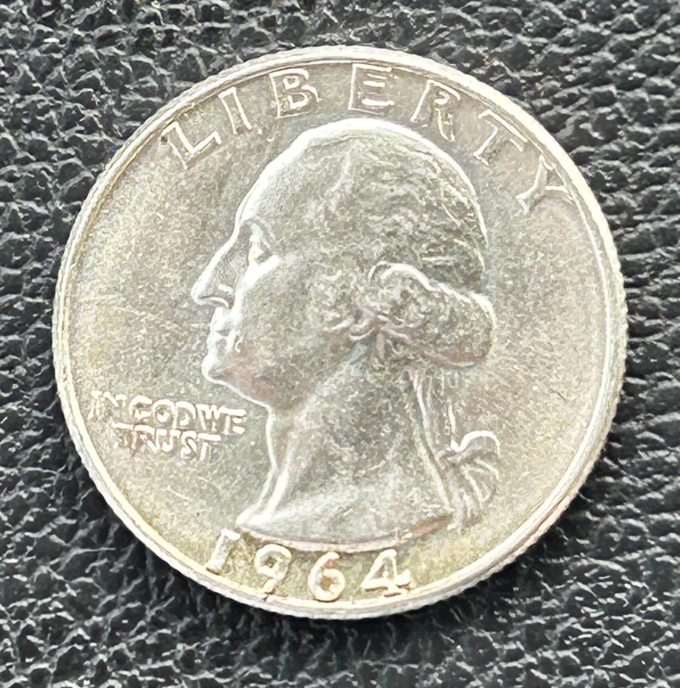 1964-D Washington Quarter Gem BU  90% Silver