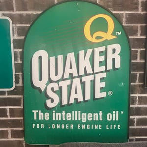 Quaker State Oil Signs - Etsy