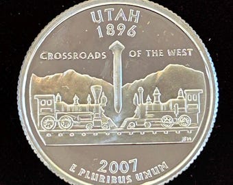 2007-S  Washington Quarter Utah Proof 90% Silver