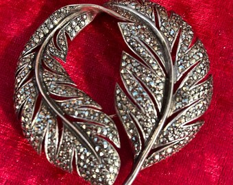 Vintage Marcasite brooch. Ciro of Bond Street, London.