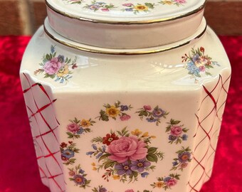 Vintage Sadler of Staffordshire tea caddy