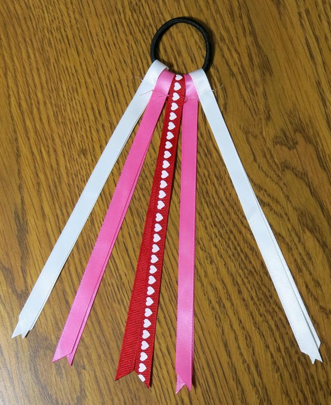 Valentine's Day Hart Hair Ribbon - Etsy
