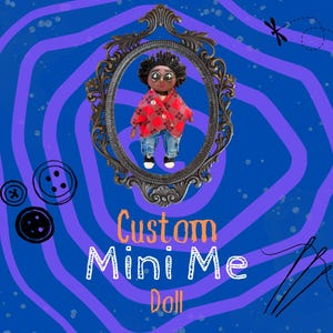 Mini me custom Coraline doll