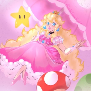 Large Princess Peach Poster!