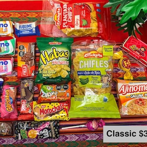 Peruvian Snack Box | Authentic Treats, Chocolates, Candies, Cookies (Gift Presentation)