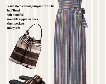 MULTI COLOR STRIPE Jumpsuit
