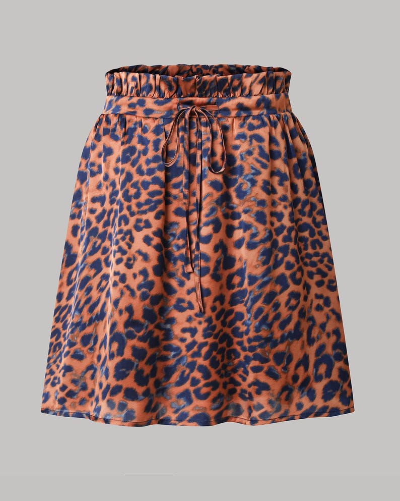 Paneled Mini A-Line Skirts