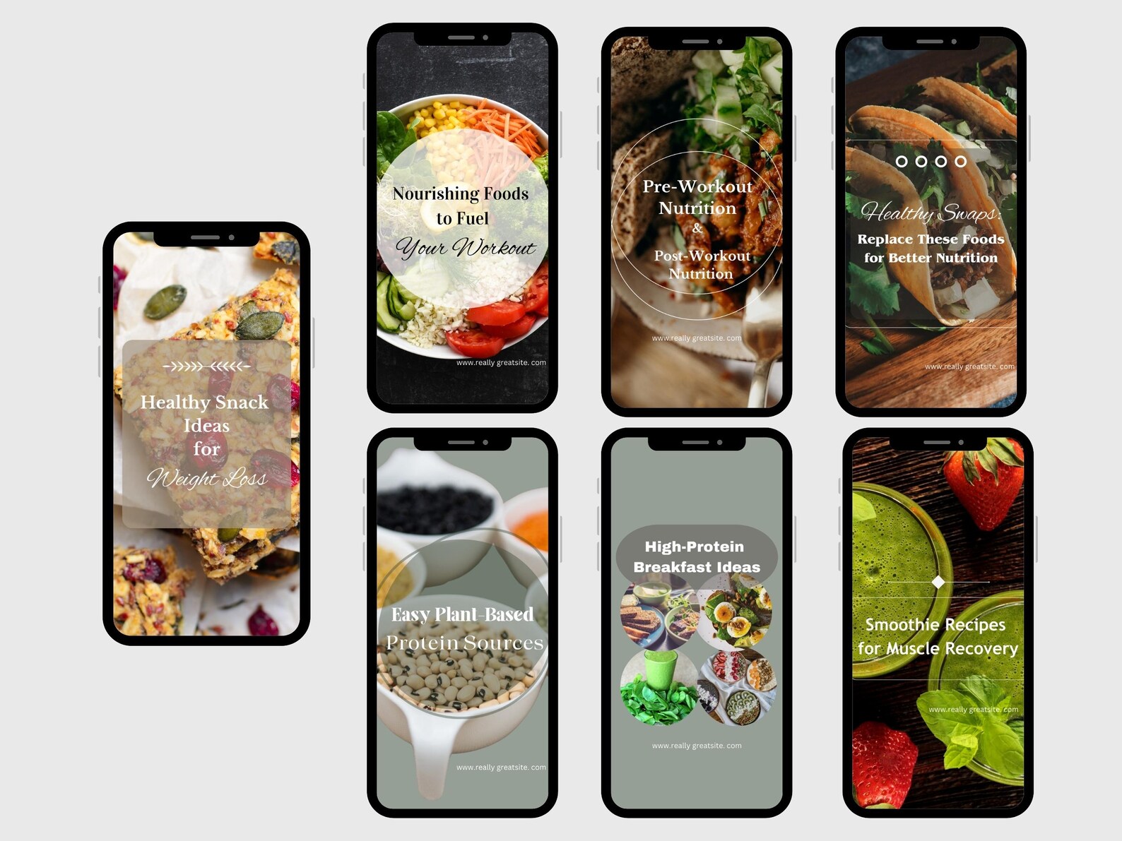 30 Fitness Nutrition Reel Covers, Instagram Reel Cover Template for ...