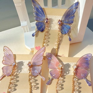 Butterfly Earrings, Fairy Wing Earrings, Cottage Fairy Wing Earrings