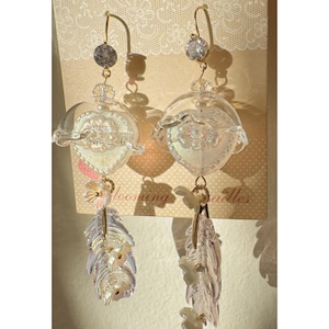 Dreamcatcher Earrings, Boho Feather Dangle Earrings, Handmade Spiritual Jewelry