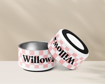 Custom Dog Bowl, Personalized Pet Bowl, Stainless Steel Water Bowl, Cat Bowl With Name, Dog Bowl With Name, Small Pet Bowl, Custom Pet Bowl