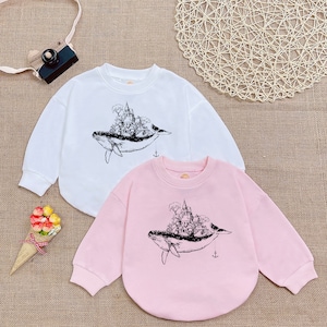 Whale Baby Romper: Retro Boho Bodysuit, Pregnancy Announcement