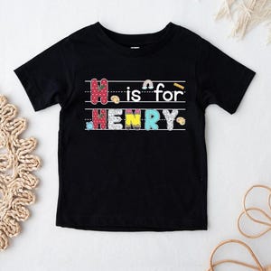 Custom Kids Name Back To School Todder Shirt , Toddler First Day of School Tee, First Day School Outfit, Kindergarten Shirt With Name