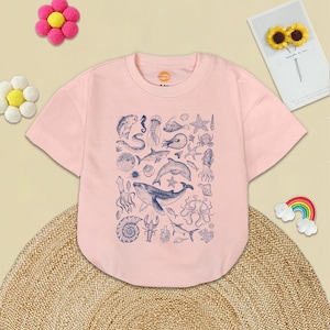 Ocean Creatures Baby Romper: Marine Animals Bodysuit