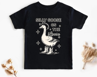 Silly Goose Toddler Shirt - Funny Kids Graphic Tee