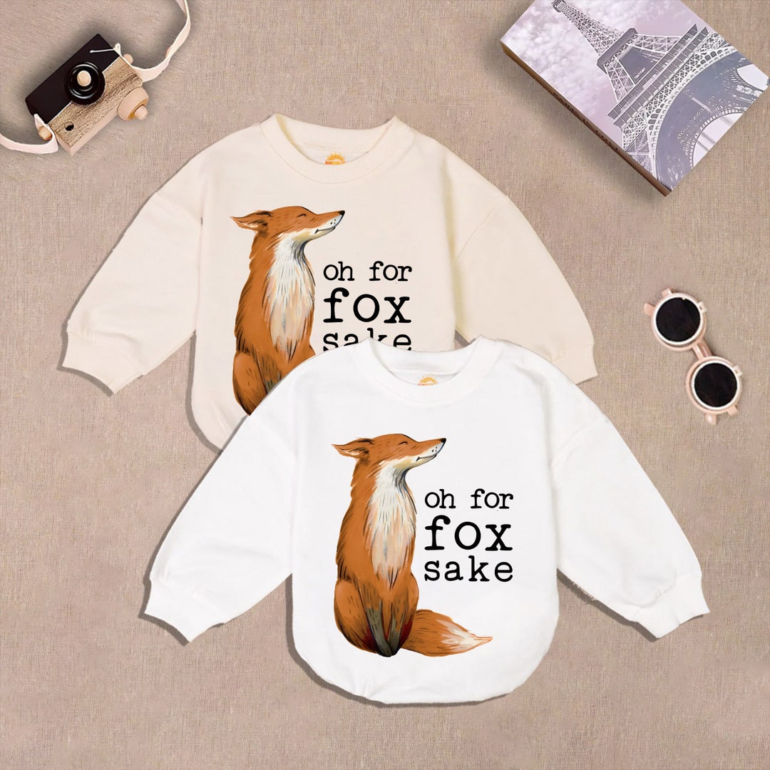 Fox Baby Romper, Minimalist Animal Bodysuit, Newborn Gift - Etsy