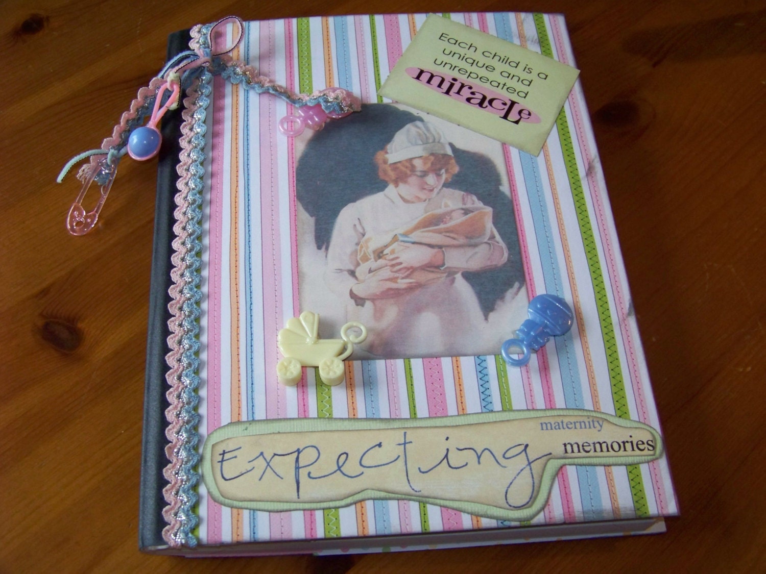 Pregnancy Prayer Journal Vintage Style Journal New Baby Journal