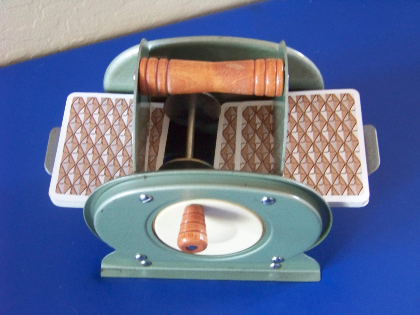 Johnson Card Shuffler 1940's or 1950's Style Fun Etsy