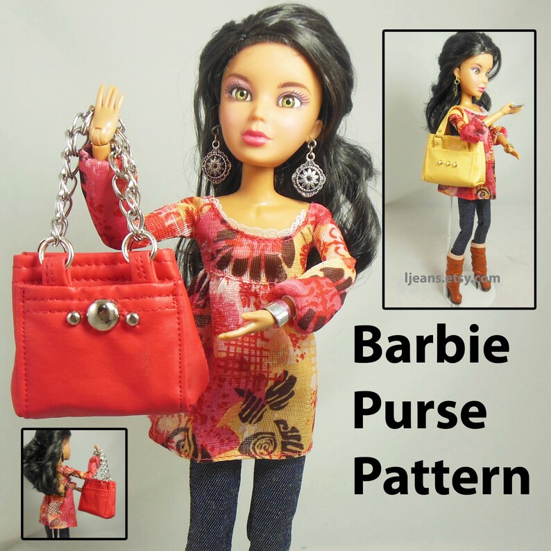 Barbie Doll Purse Tutorial Etsy