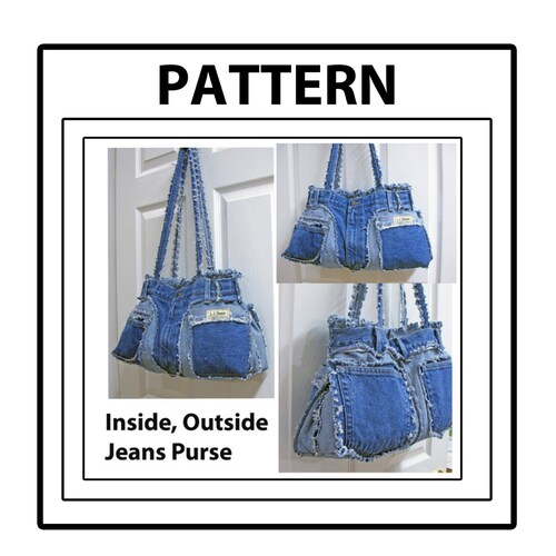Inside Outside Jean Purse Pattern Etsy