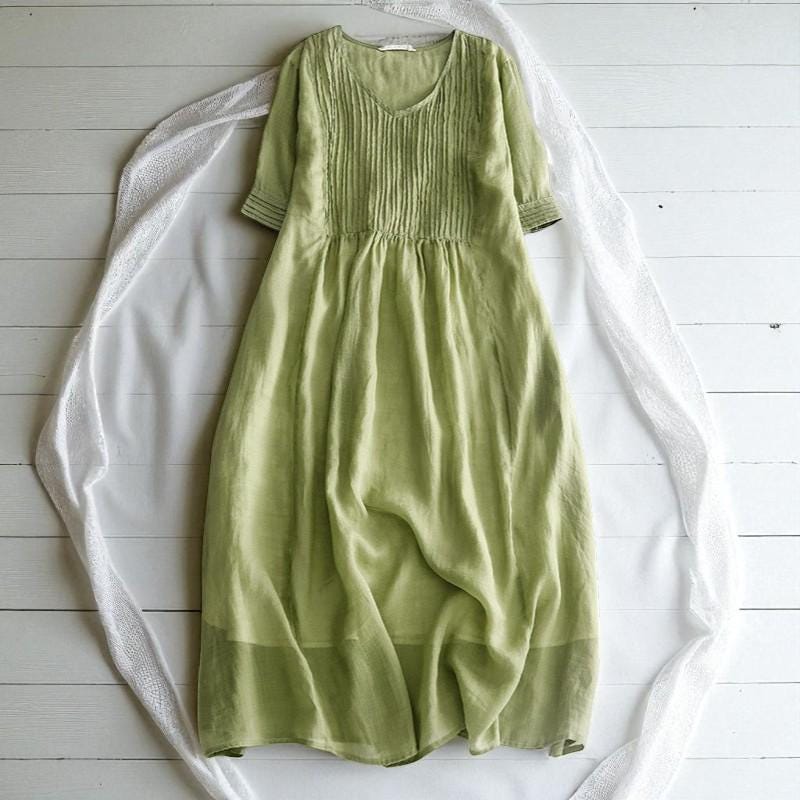 Buy Cotton Linen Dress for Women Online In India India