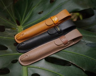 Étui à crayons unique en cuir - Pul