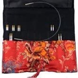 Hiyahiya Interchangeable Circular Knitting Needle Set SHARP Steel, 5 Tips  in Small Sizes US 2 US 8 