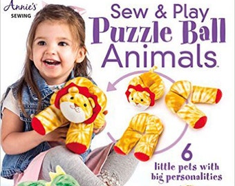 Sew & Play Puzzle Ball Animals - paperback