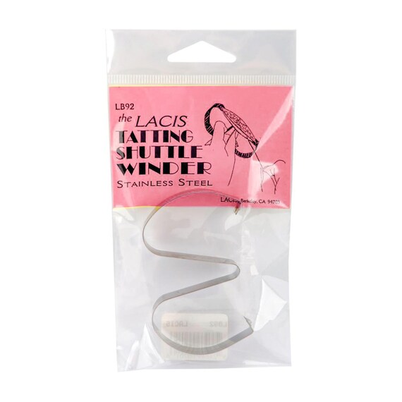 Craft Supplies & Tools Lacis Stainless Steel Tatting Shuttle Winder