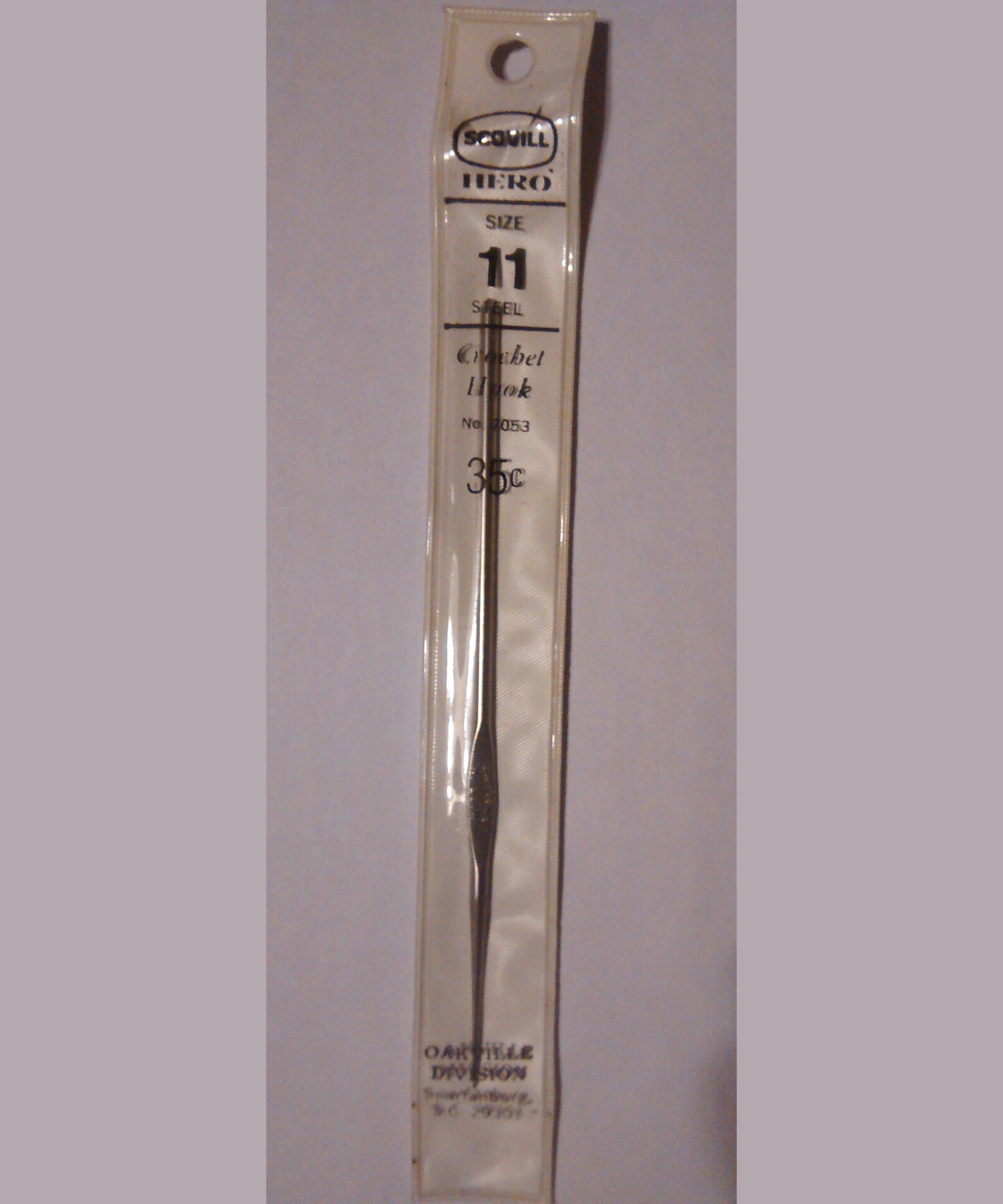 Scovill Hero Brand Vintage Steel Crochet Hook Size 11 Etsy