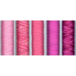 Sue Spargo #5 (size five!) Perle Eleganza Embroidery Thread Color Set i "Sweetheart"