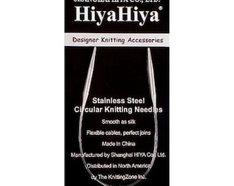 HiyaHiya Circular 9" Steel Knitting Needles, size US 4 (3.5mm)