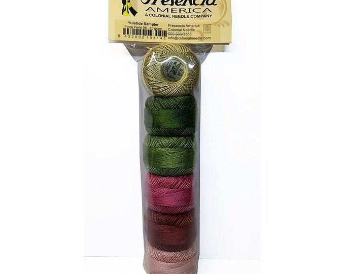 Finca Perle Cotton Thread Size 8 Sampler by Presencia Six Etsy