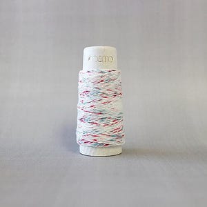 Lecein Cosmo Hidamari Sashiko Thread, Bundle ofThree 30-Meter Cones in color 89-101 "Shaved Ice Pink and Blue"