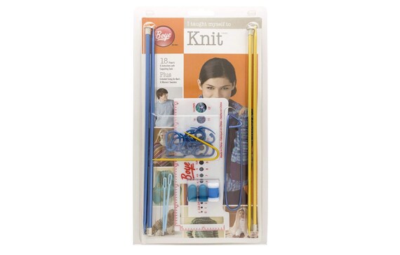 Boye I Taught Myself to Knit Knitting Starter Kit W 18 Projects Etsy UK